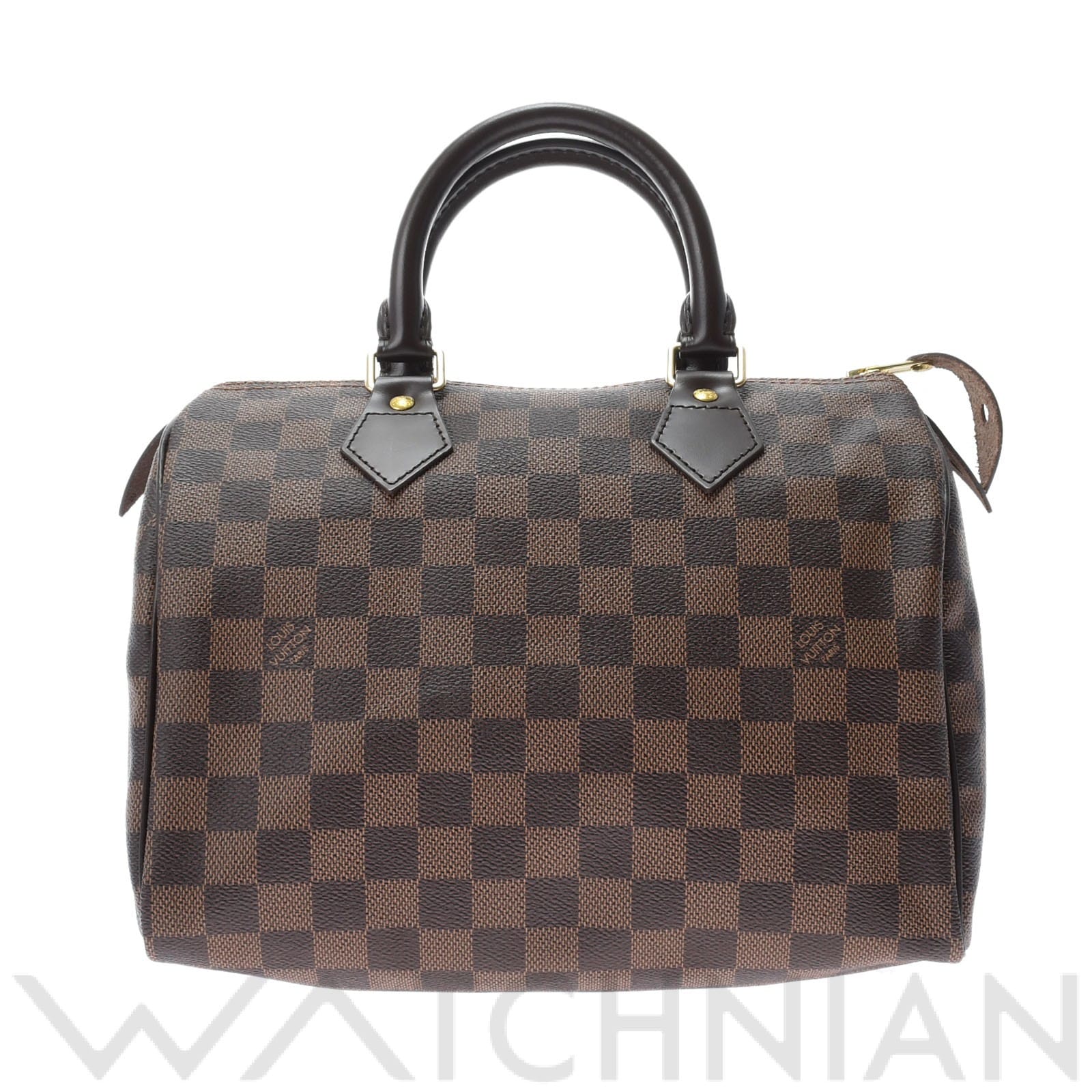 ルイ ヴィトン ダミエ スピーディ 25 ブラウン N41365 ダミエキャンバス レディース バッグ 【中古】【bag】