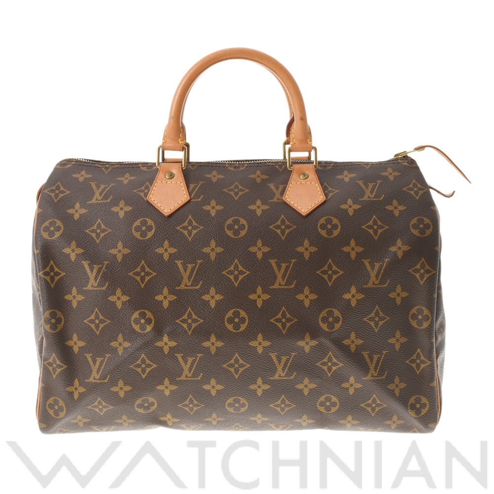 ルイ ヴィトン モノグラム スピーディ 35 ブラウン M41524 モノグラムキャンバス レディース バッグ 【中古】【bag】