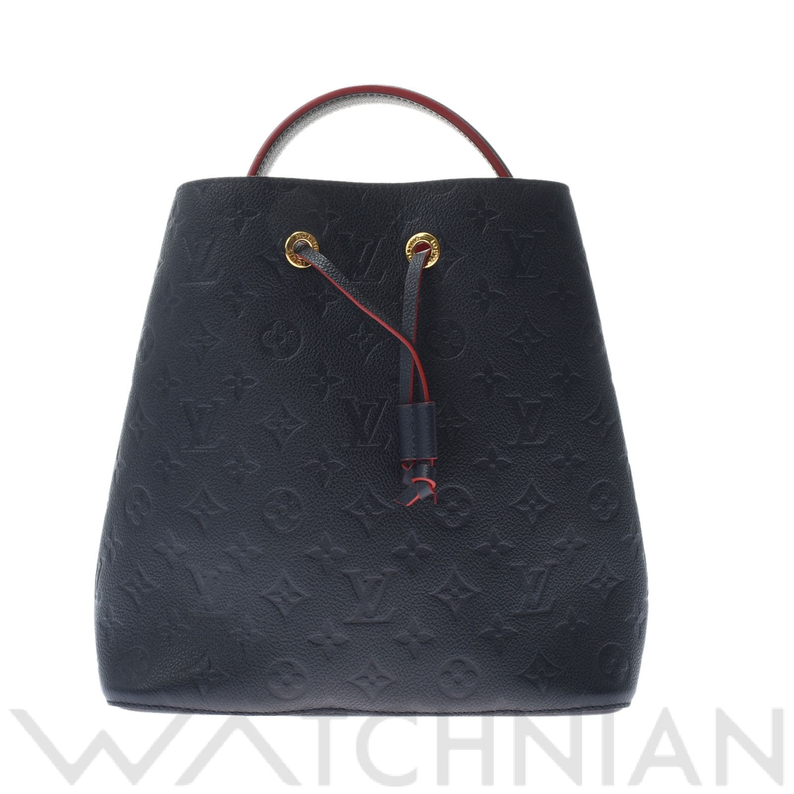 ルイ ヴィトン モノグラムアンプラント ネオノエ マリーヌルージュ M45306 レザー レディース バッグ 【中古】【bag】