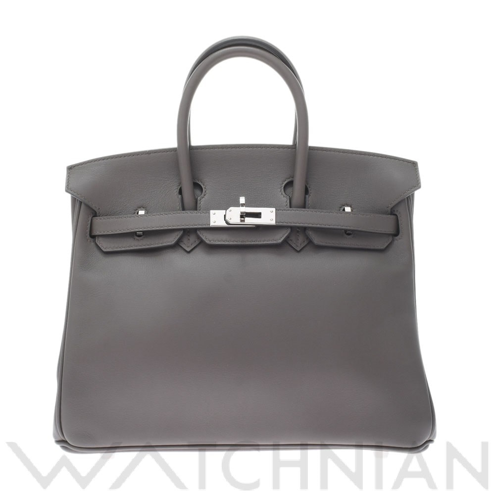 エルメス バーキン 25 エタン/パラジウム金具 ヴォースイフト レディース バッグ 【中古】【bag】