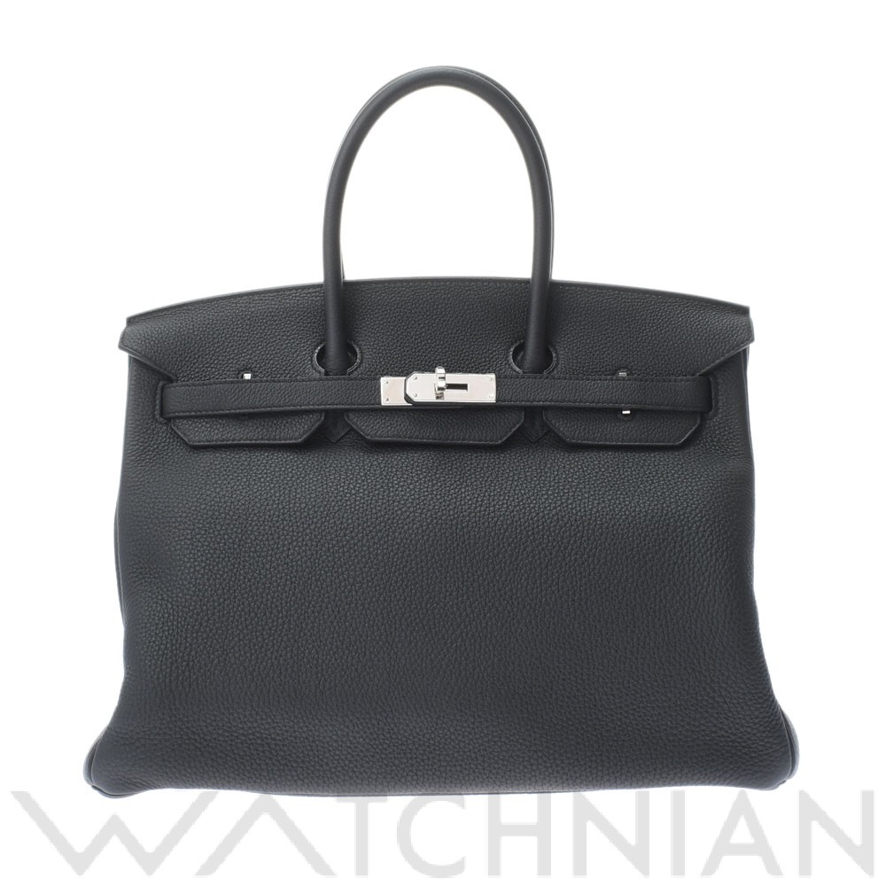 エルメス バーキン 35 黒/パラジウム金具 トゴ ユニセックス バッグ 【未使用】【bag】