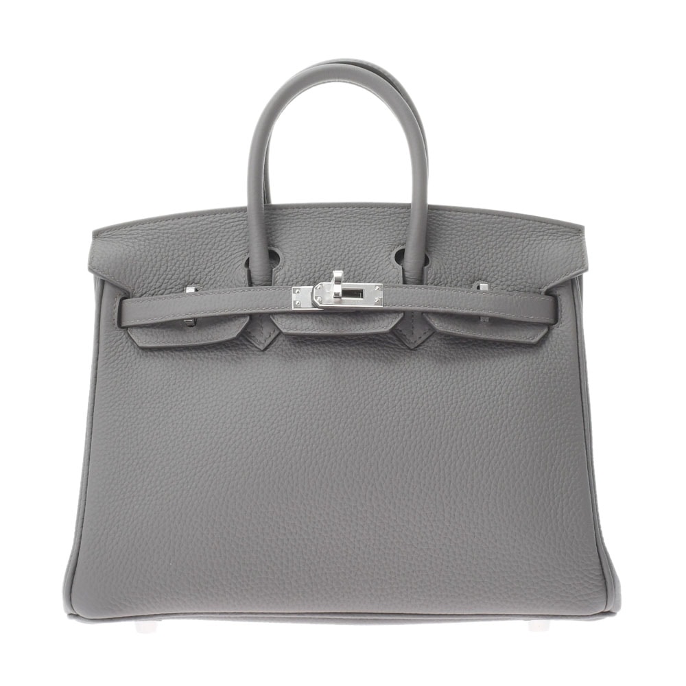 エルメス バーキン 25 エタン/パラジウム金具 トゴ レディース バッグ 【未使用】【bag】