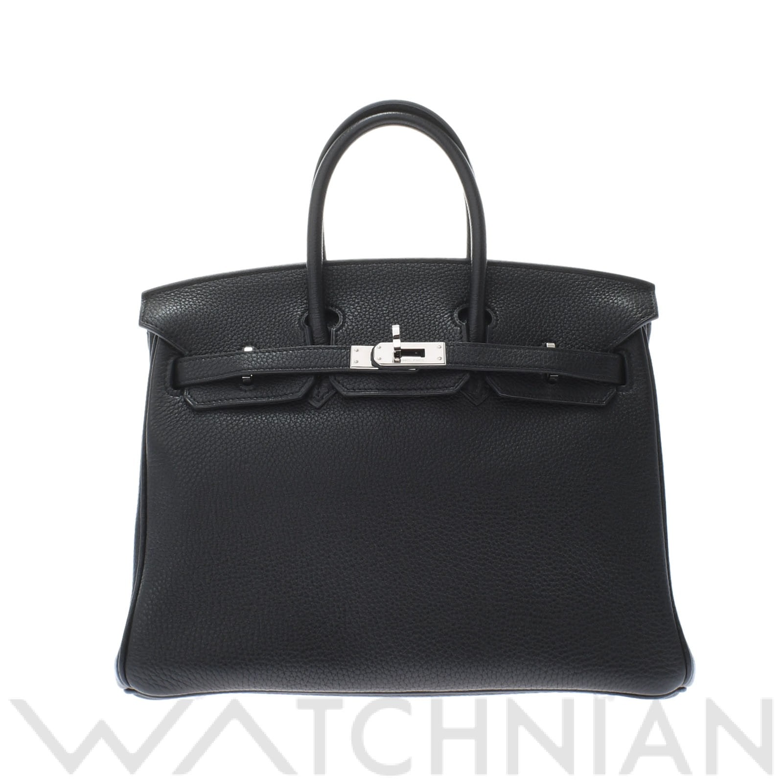 エルメス バーキン 25 ブラック/パラジウム金具 トゴ レディース バッグ 【中古】【bag】