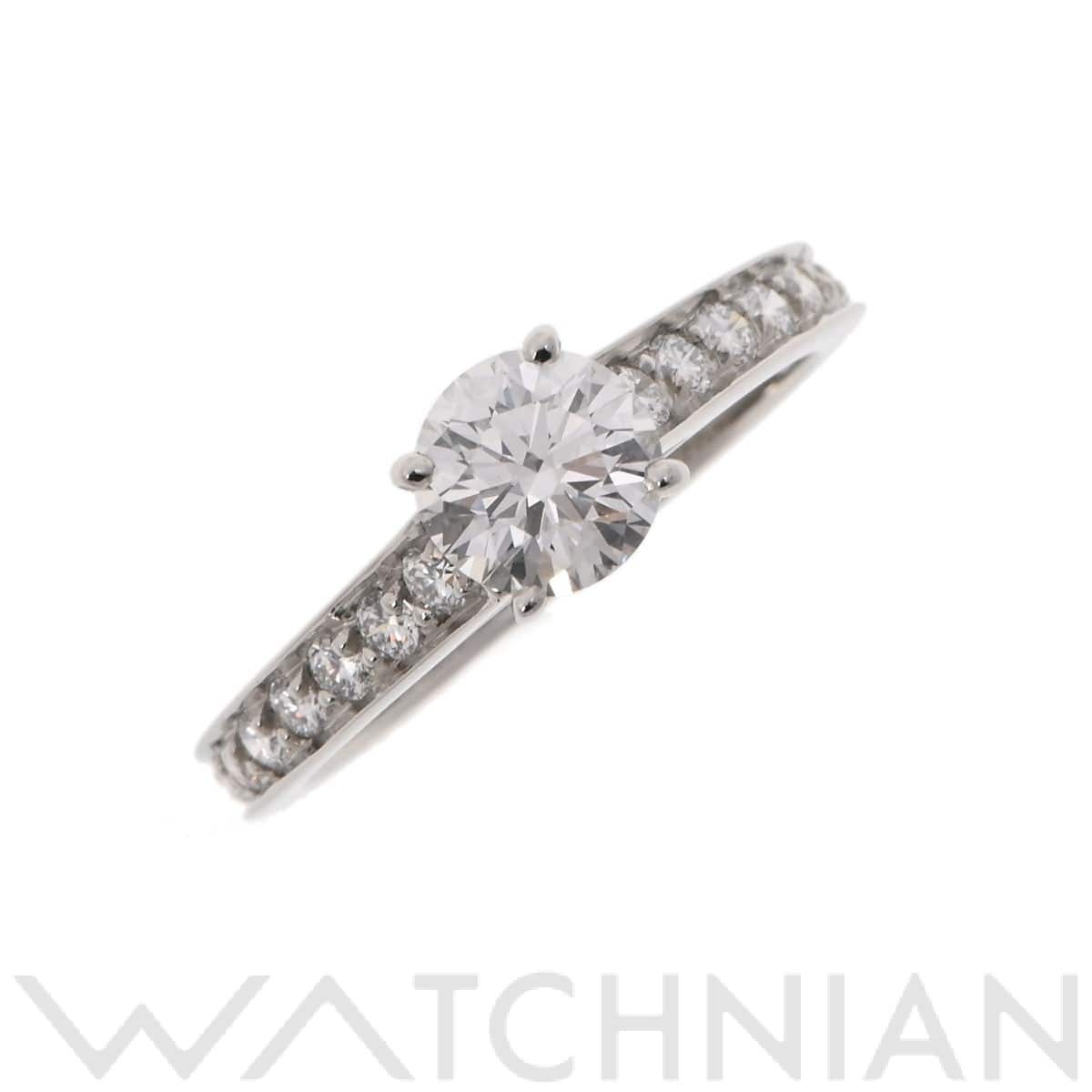 カルティエ 1895ソリテール リング ダイヤ0.57ct #46 シルバー Pt950プラチナ レディース ジュエリー 【中古】【jewelry】