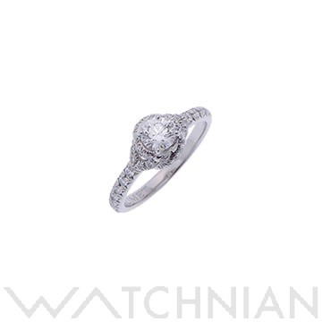 ショーメ リアンダムール エンゲージ リング シルバー J3LCZZ-048 Pt950プラチナ レディース ジュエリー 【中古】【jewelry】