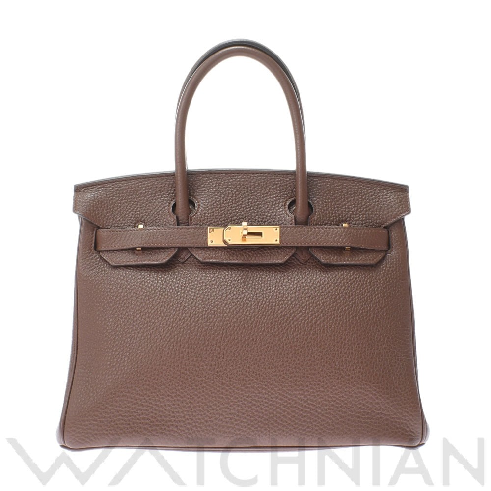 エルメス バーキン 30 ブリュレ/ゴールド金具 トリヨンクレマンス レディース バッグ 【中古】【bag】