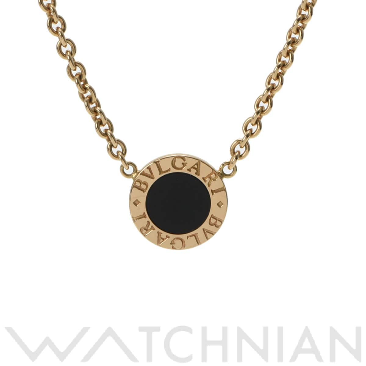 ブルガリ ブルガリブルガリネックレス オニキス ゴールド K18イエローゴールド YG レディース ジュエリー 【中古】【jewelry】
