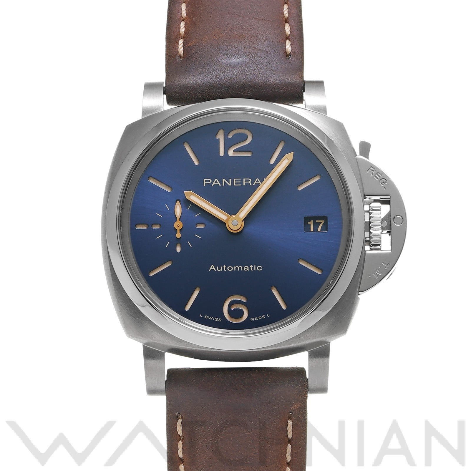 パネライ ルミノール ドゥエ PAM00926 ブルー ユニセックス 時計 【中古】【wristwatch】