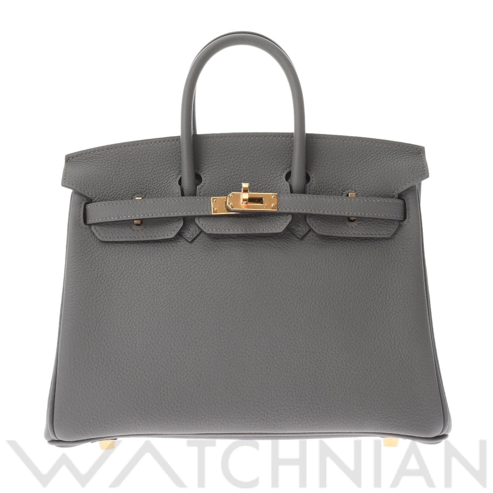 エルメス バーキン 25 グリメイヤー/ゴールド金具 トゴ レディース バッグ 【未使用】【bag】