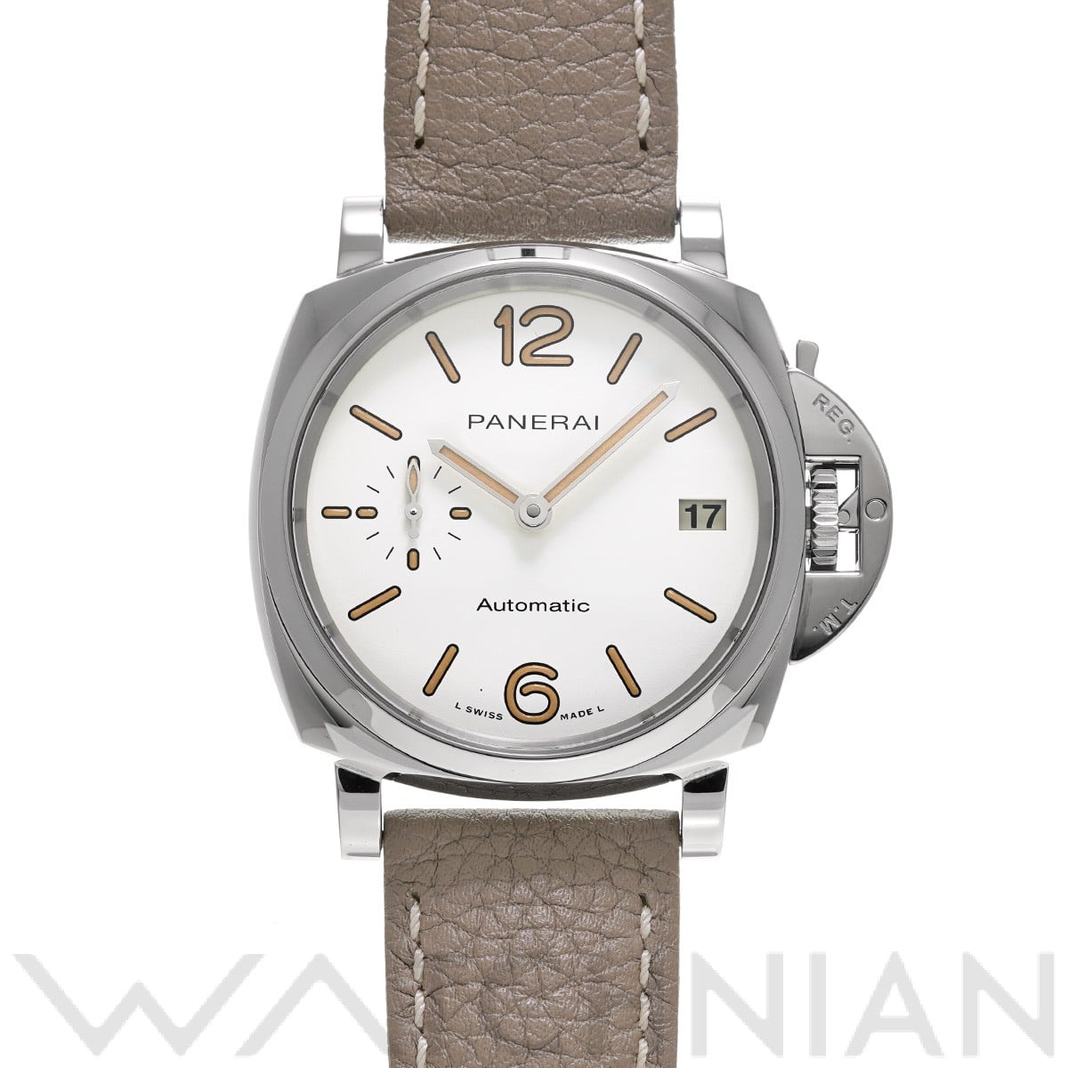 パネライ ルミノール ドゥエ PAM01043 ホワイト ユニセックス 時計 【中古】【wristwatch】