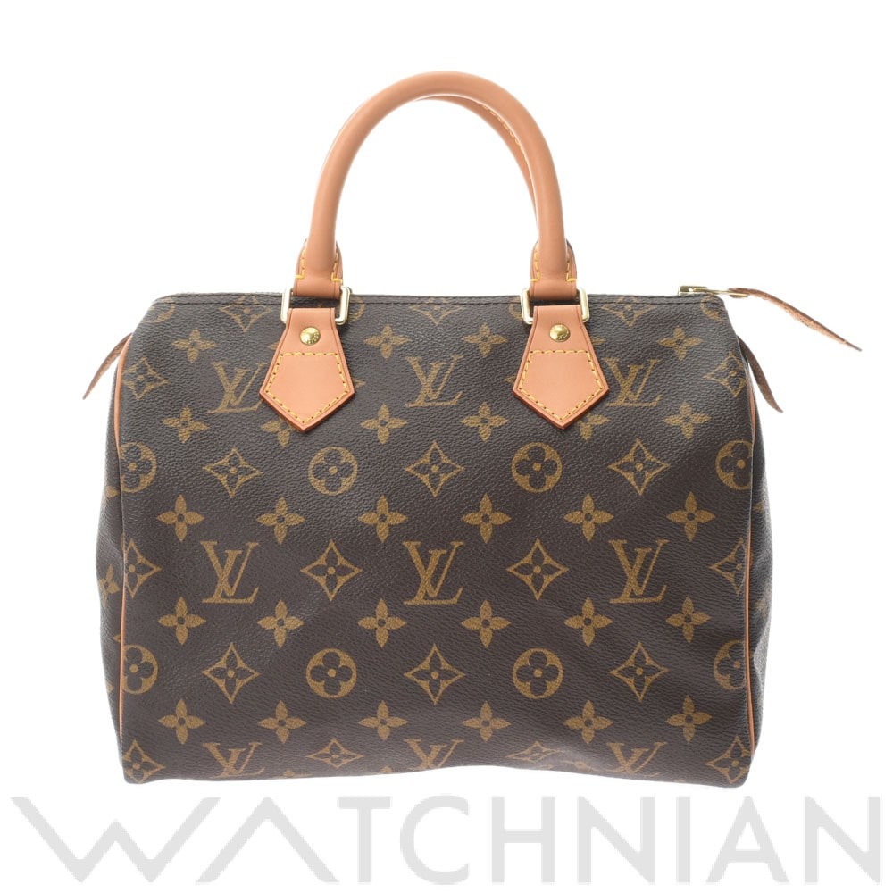 ルイ ヴィトン モノグラム スピーディ 25 ブラウン M41528 モノグラムキャンバス レディース バッグ 【中古】【bag】