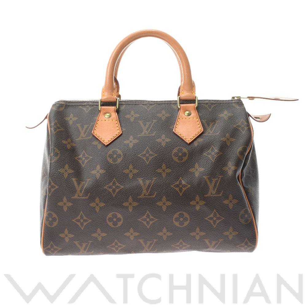 ルイ ヴィトン モノグラム スピーディ 25 ブラウン M41528 モノグラムキャンバス レディース バッグ 【中古】【bag】