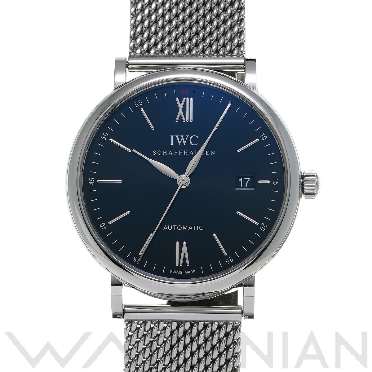 IWC ポートフィノ オートマティック IW356506 ブラック メンズ 時計 【中古】【wristwatch】