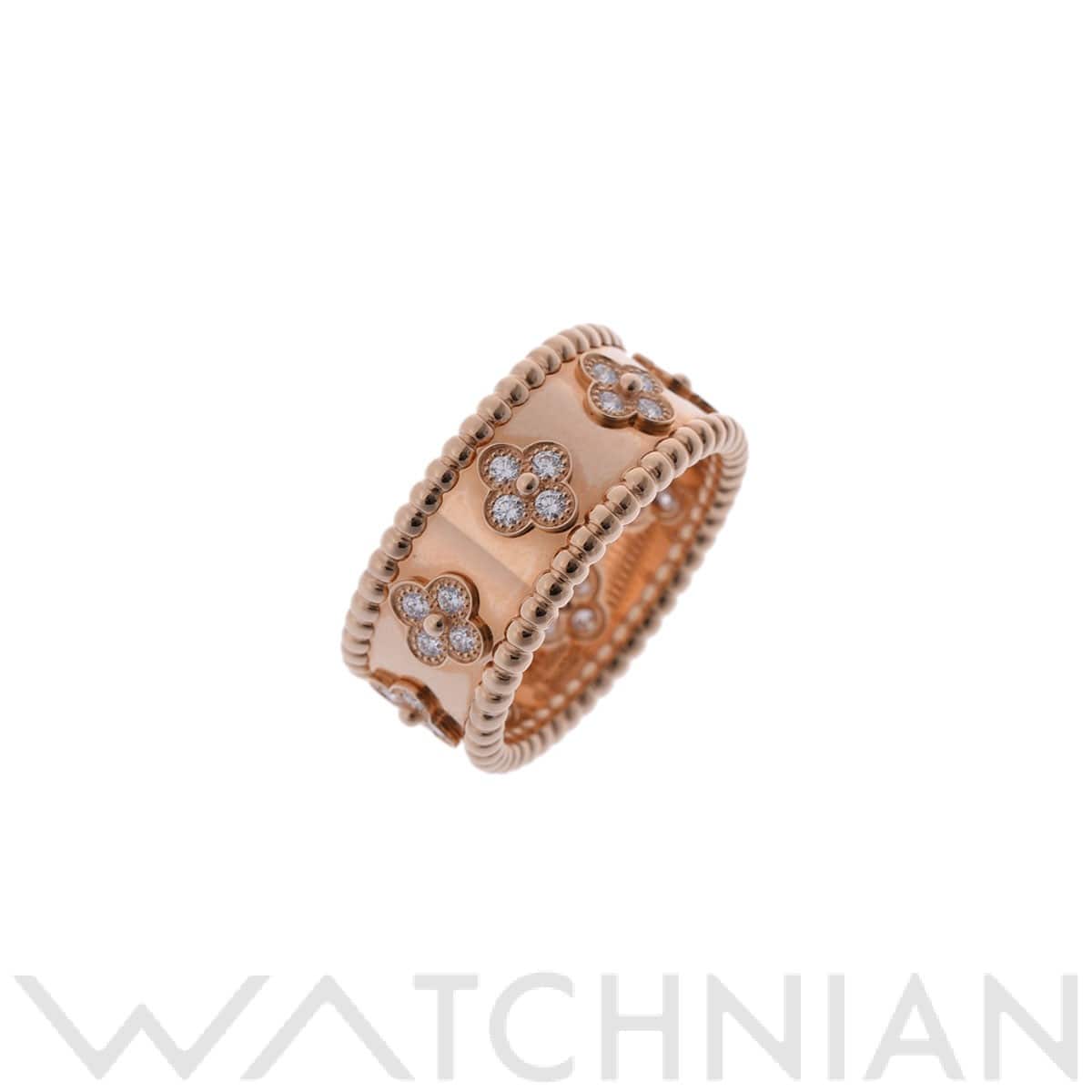 ヴァン クリーフ&アーペル ペルレクローバー リング #62 ゴールド K18ピンクゴールド PG レディース ジュエリー 【中古】【jewelry】