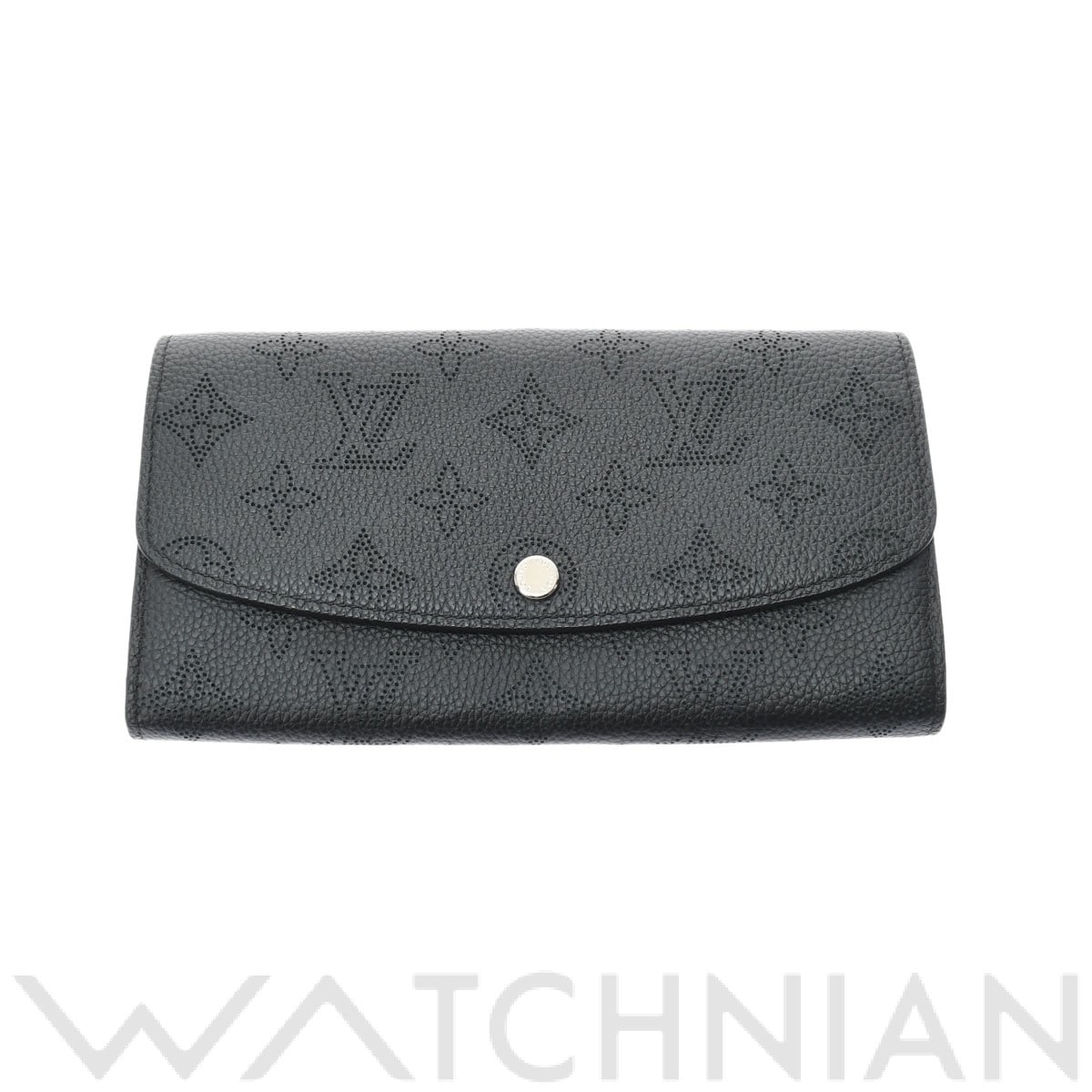 ルイ ヴィトン マヒナ ポルトフォイユ イリス ノワール M60143 レザー レディース 財布 【中古】【purse】