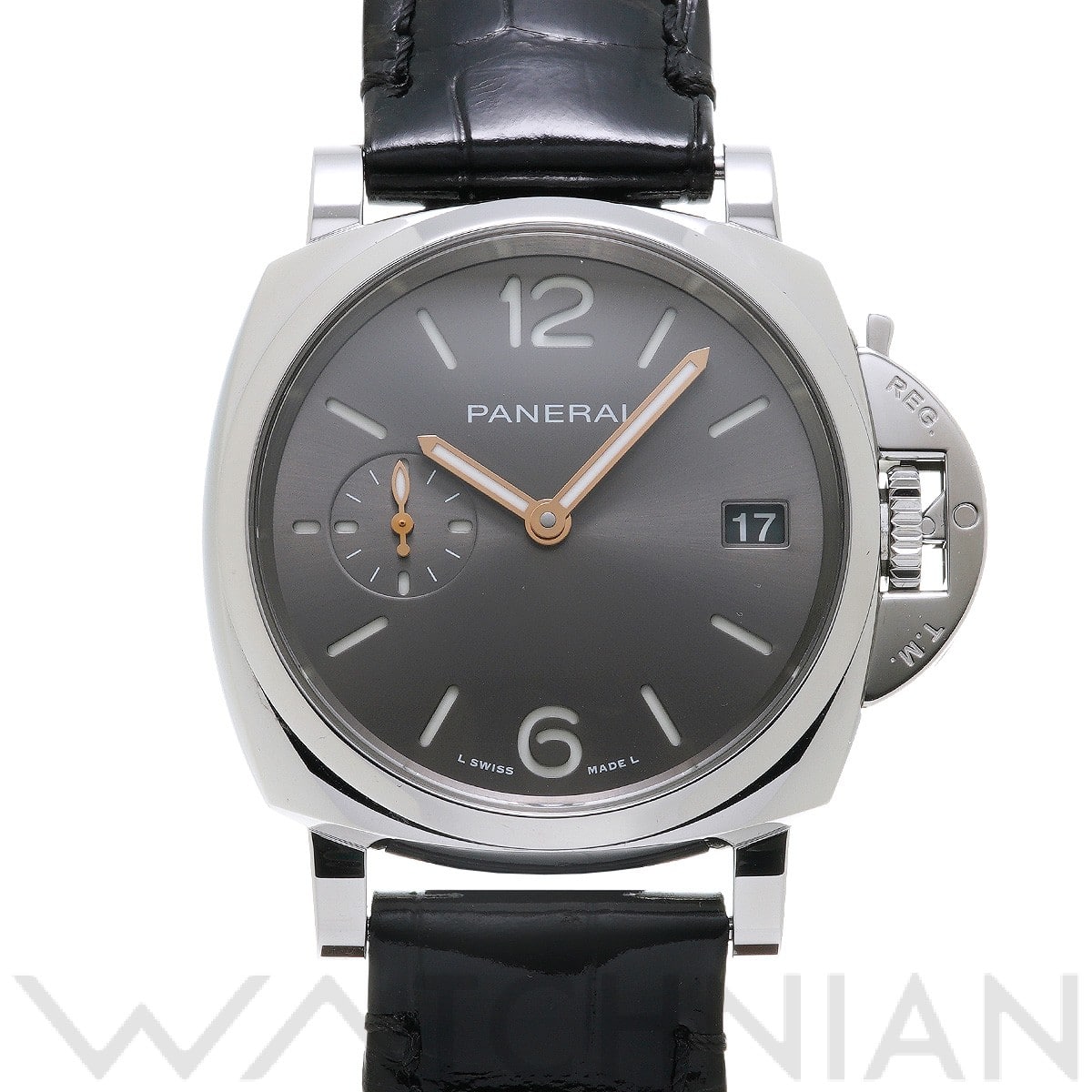 パネライ ルミノール ドゥエ ピッコロ PAM01247 アンスラサイトグレー メンズ 時計 【中古】【wristwatch】