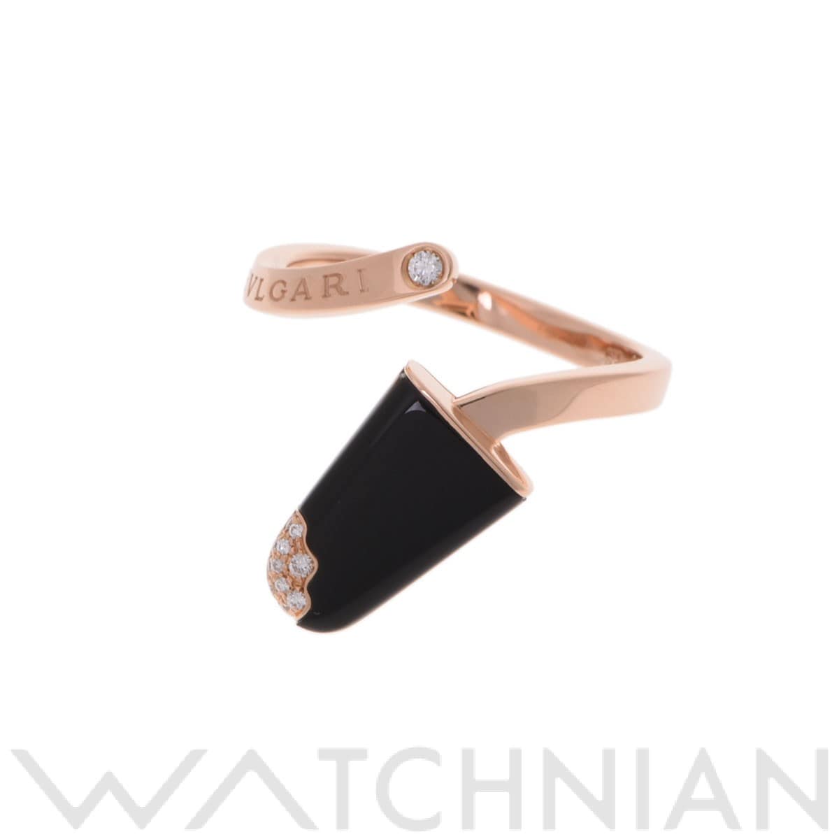 ブルガリ ジェラーティ リング #54 ゴールド 355854 K18ピンクゴールド PG レディース ジュエリー 【中古】【jewelry】