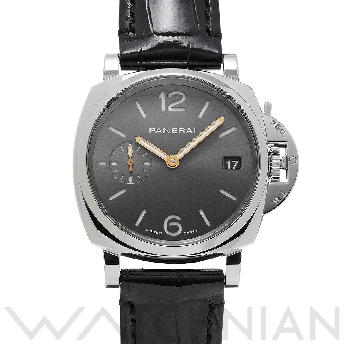 パネライ ルミノール ドゥエ ピッコロ PAM01247 アンスラサイトグレー メンズ 時計 【中古】【wristwatch】