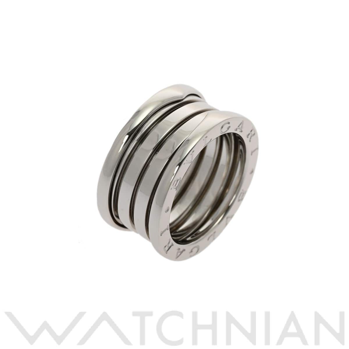 ブルガリ B-ZERO1 リング #51 シルバー K18ホワイトゴールド WG ユニセックス ジュエリー 【中古】【jewelry】