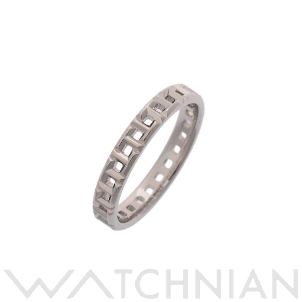 ティファニー Tトゥルー ナローリング シルバー K18ホワイトゴールド WG ユニセックス ジュエリー 【中古】【jewelry】