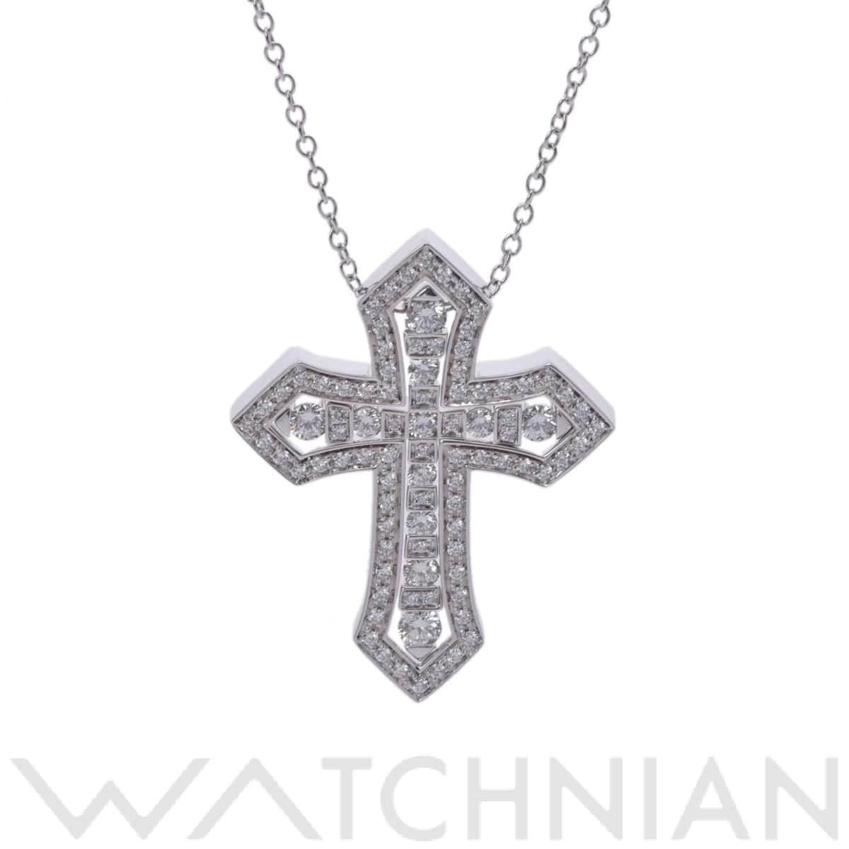 ダミアーニ ベルエポック クラウンネックレス ダイヤ シルバー K18ホワイトゴールド WG ユニセックス ジュエリー 【中古】【jewelry】