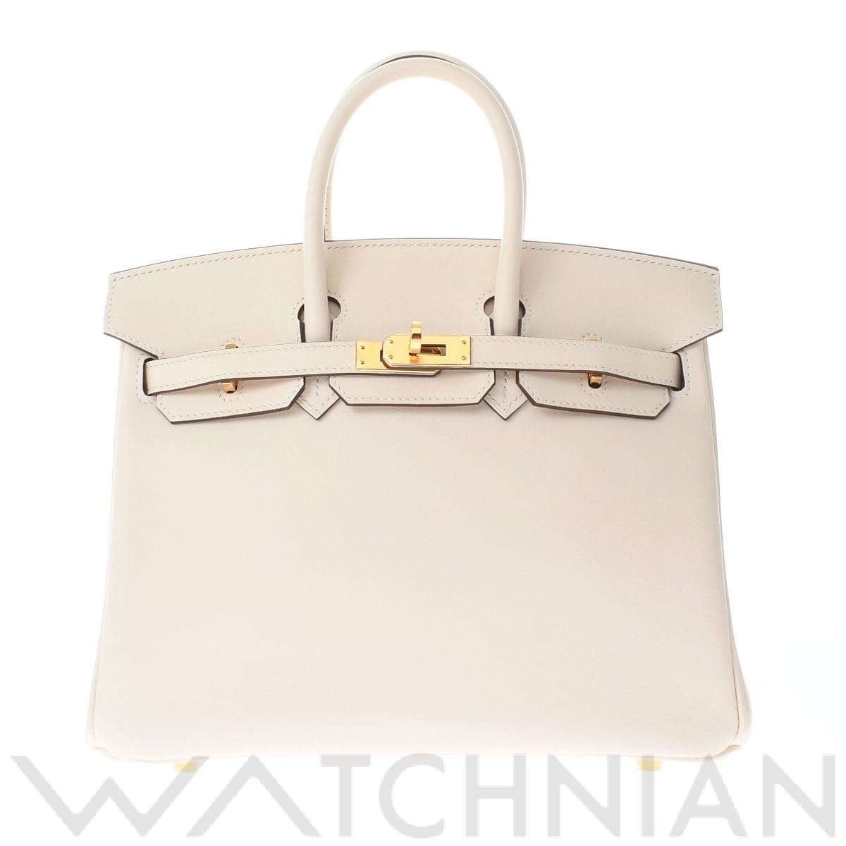 エルメス バーキン 25 ナタ/ゴールド金具 ヴォースイフト レディース バッグ 【未使用】【bag】