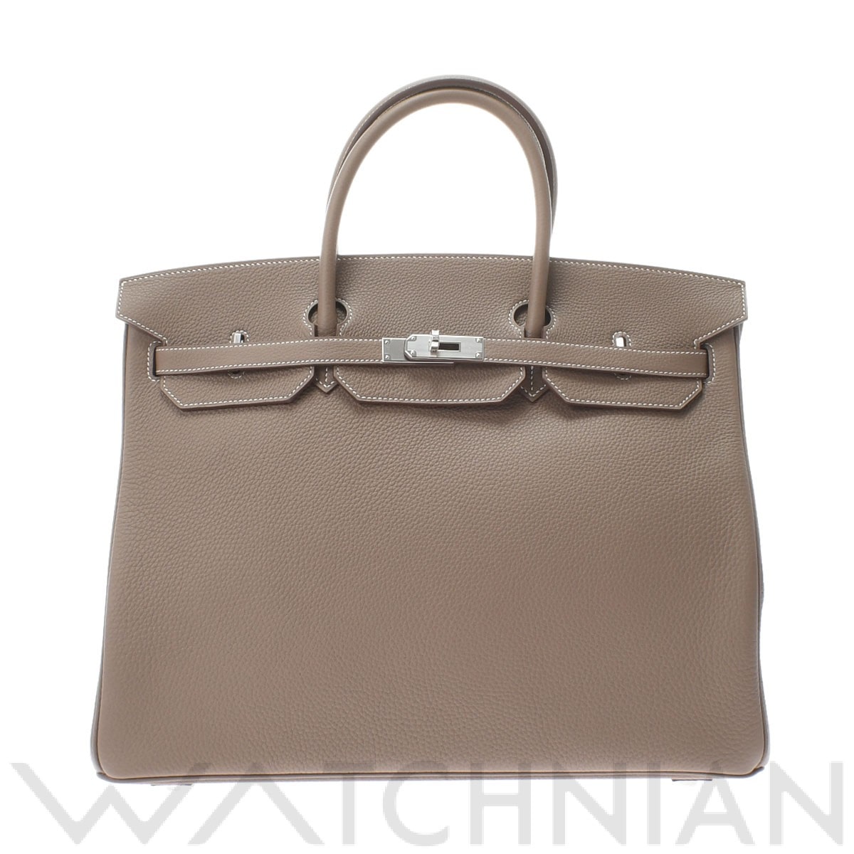 エルメス バーキン 40 エトゥープ/パラジウム金具 トゴ ユニセックス バッグ 【新品】【bag】