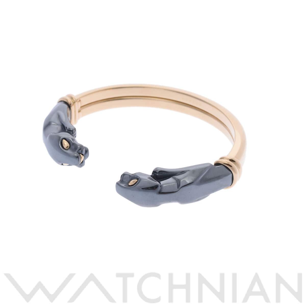 カルティエ パンテール バングル ゴールド K18イエローゴールド YG/シルバー925 レディース ジュエリー 【中古】【jewelry】
