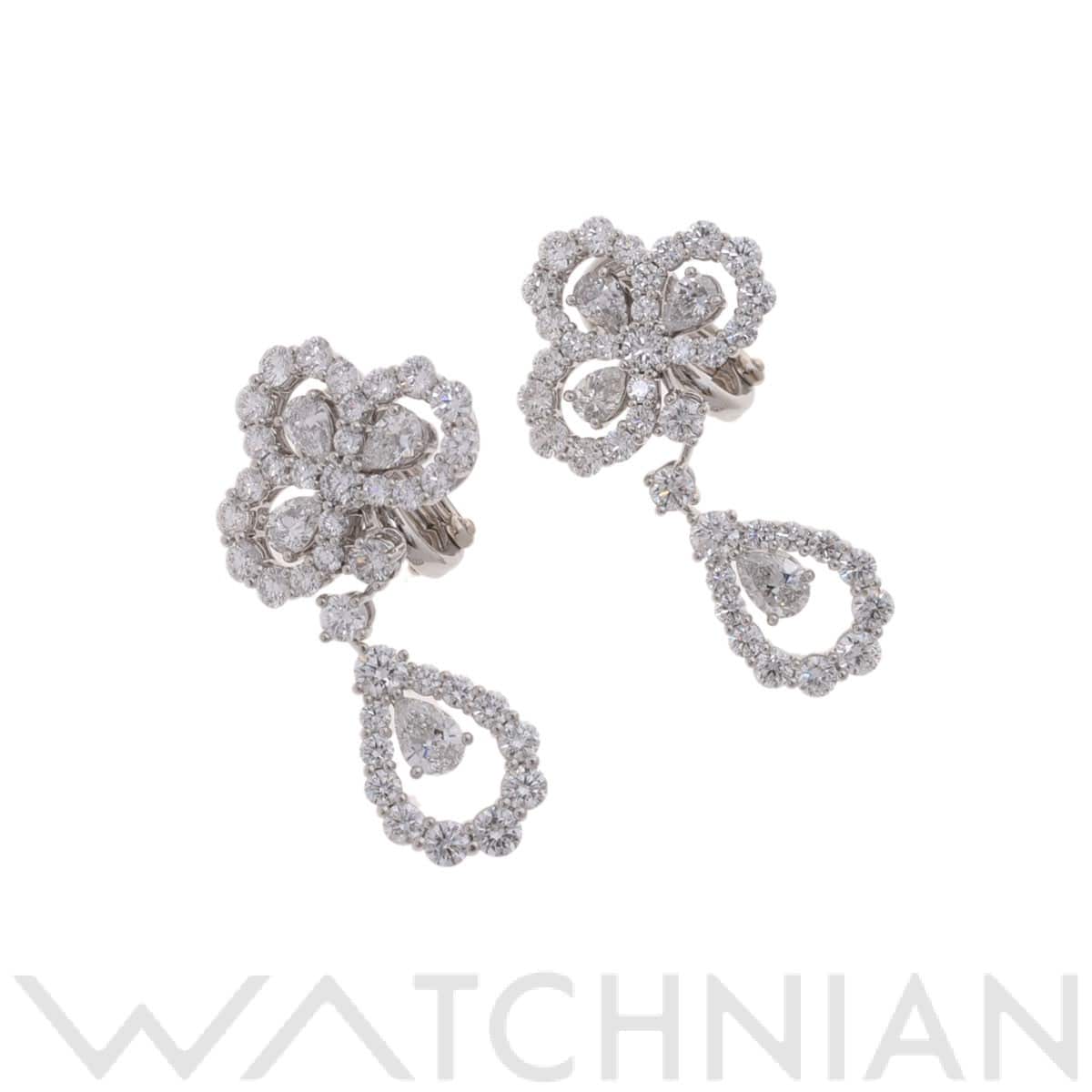 ハリー ウィンストン ループシャンディリア ピアス シルバー Pt950プラチナ レディース ジュエリー 【中古】【jewelry】