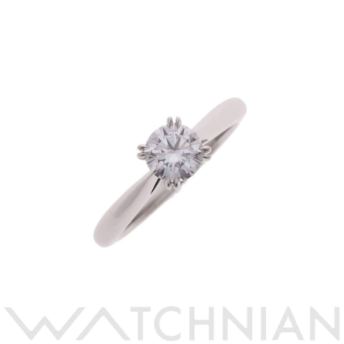 ハリー ウィンストン ラウンドソリティアリング 1PD シルバー Pt950プラチナ レディース ジュエリー 【中古】【jewelry】