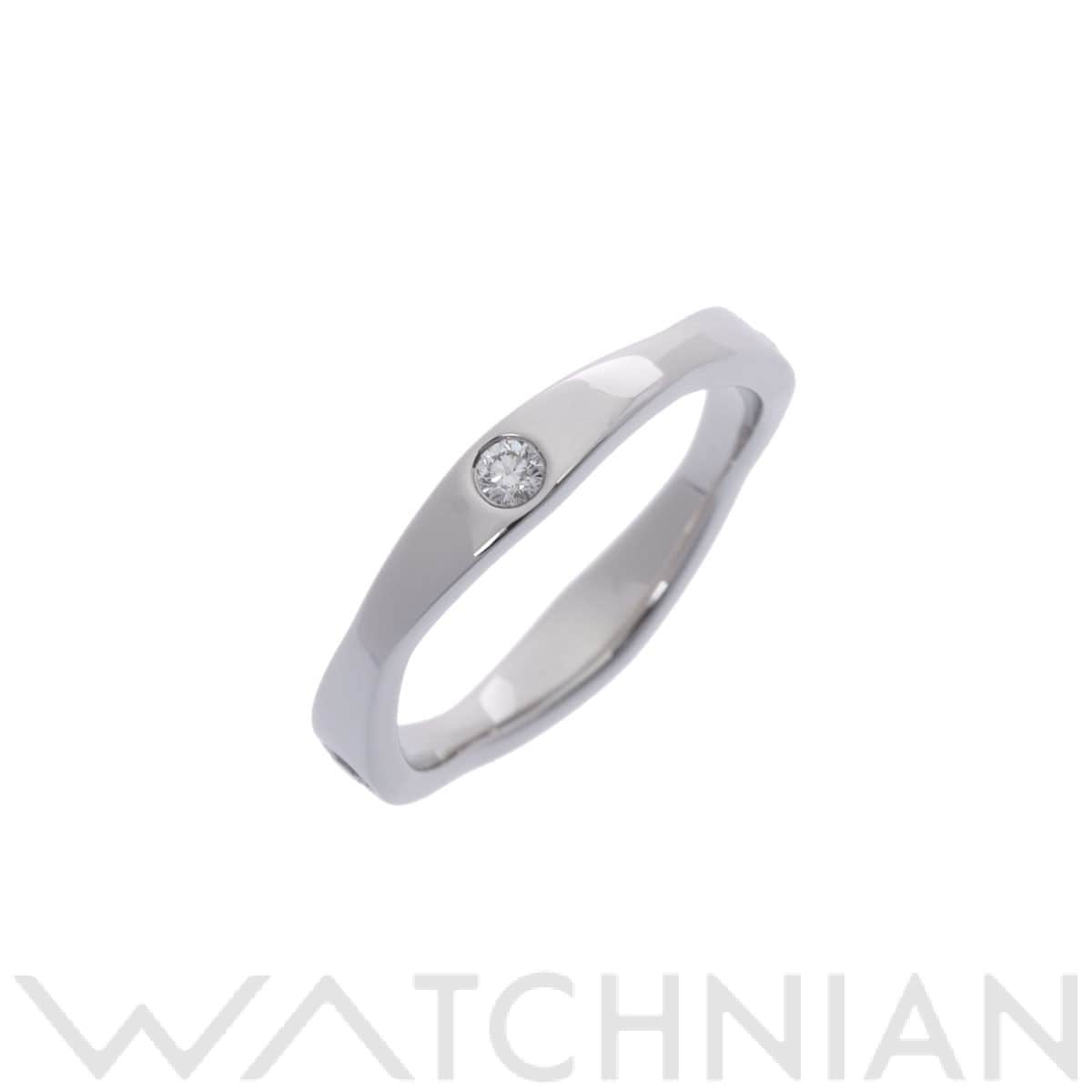 ハリー ウィンストン ウェーブバンド リング 4PD シルバー WBDPRDWAFT Pt950プラチナ レディース ジュエリー 【中古】【jewelry】