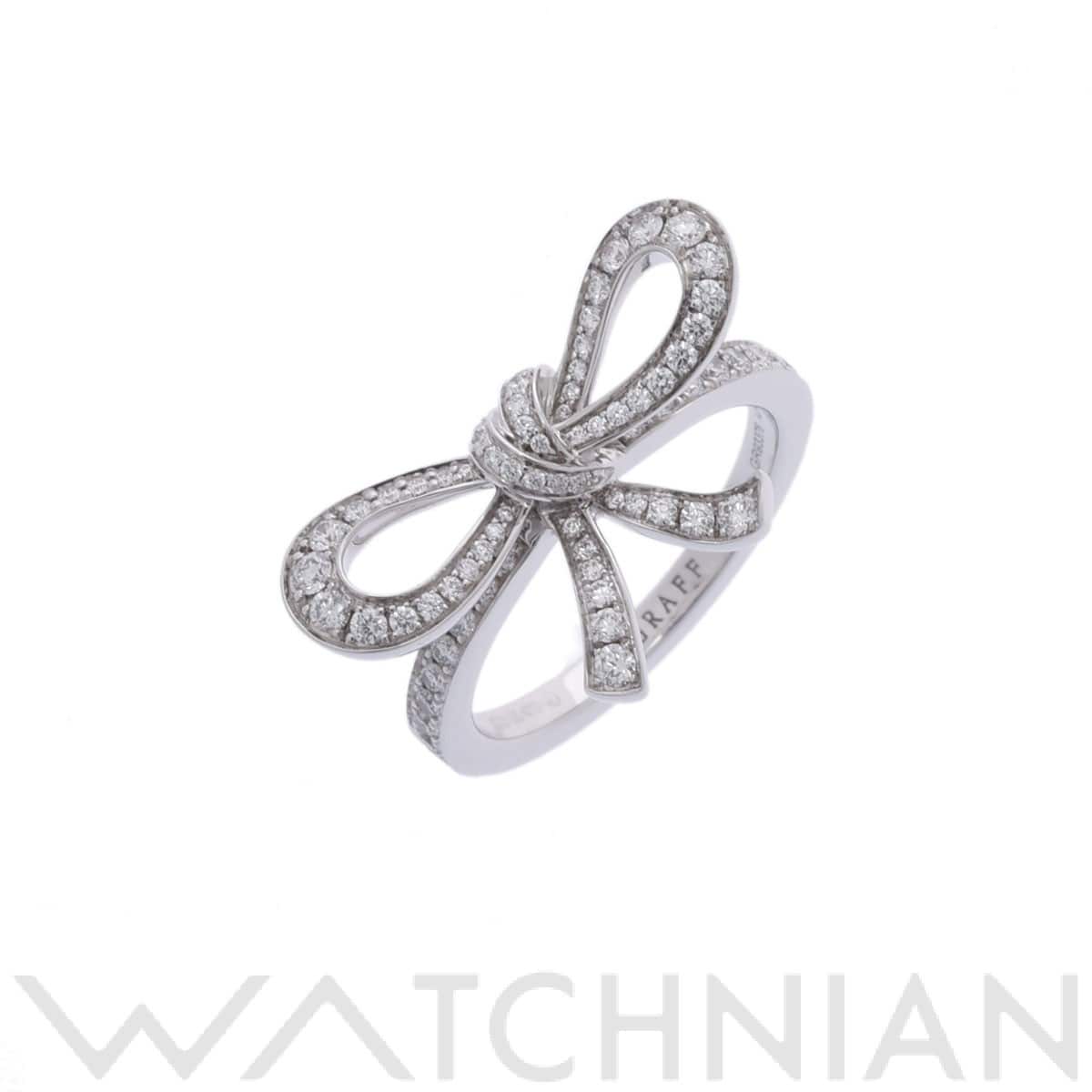 グラフ ティルダズボウ リング シルバー K18ホワイトゴールド WG レディース ジュエリー 【中古】【jewelry】