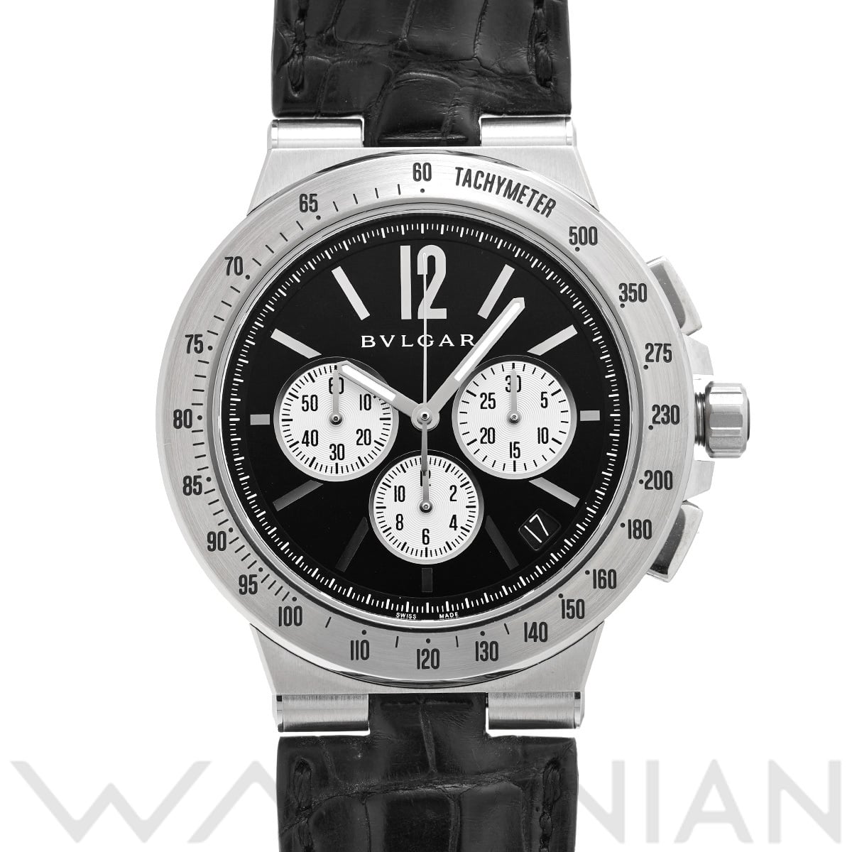 ブルガリ ディアゴノ ヴェロチッシモ DG41SCH ブラック メンズ 時計 【中古】【wristwatch】