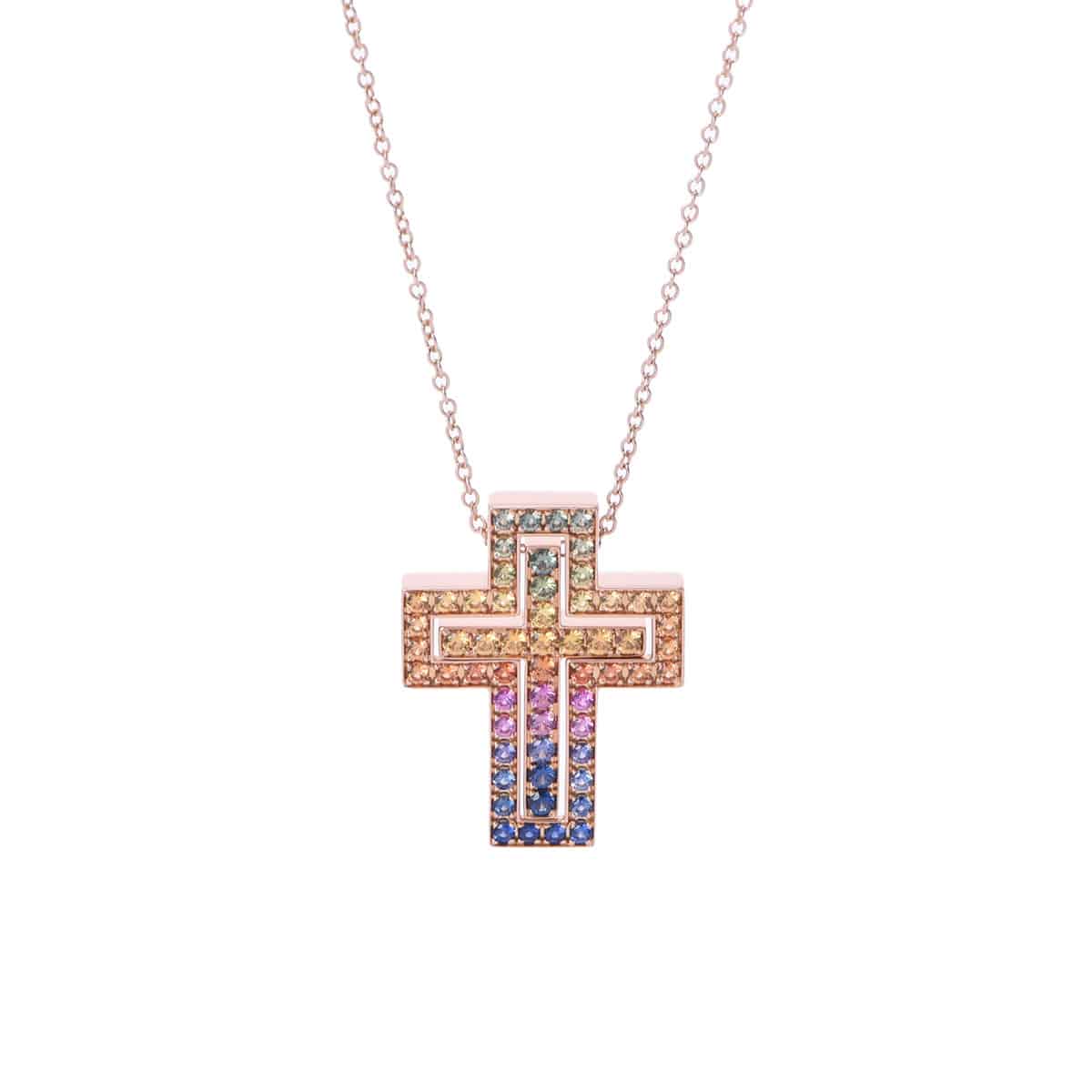 ダミアーニ ベルエポック ネックレス レインボー ゴールド K18ピンクゴールド PG レディース ジュエリー 【中古】【jewelry】