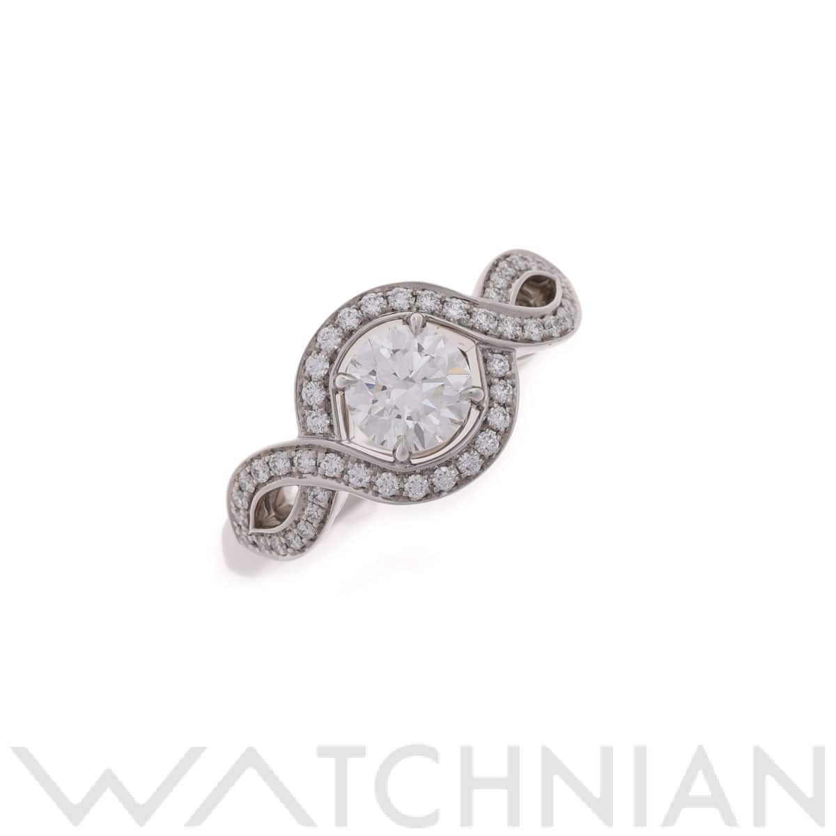 ハリー ウィンストン リリークラスター リング シルバー Pt950プラチナ レディース ジュエリー 【中古】【jewelry】