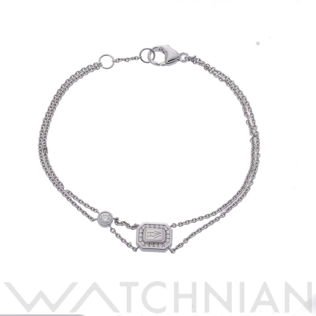 ハリー ウィンストン HWロゴ ブレスレット シルバー BRDWDRDLHWL K18ホワイトゴールド WG レディース ジュエリー 【中古】【jewelry】