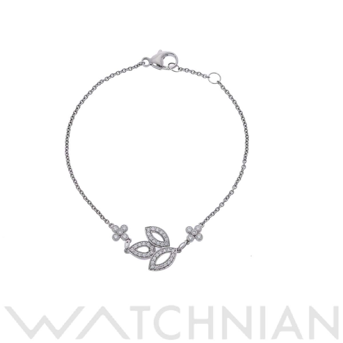 ハリー ウィンストン リリークラスター ブレスレット シルバー Pt950プラチナ レディース ジュエリー 【中古】【jewelry】