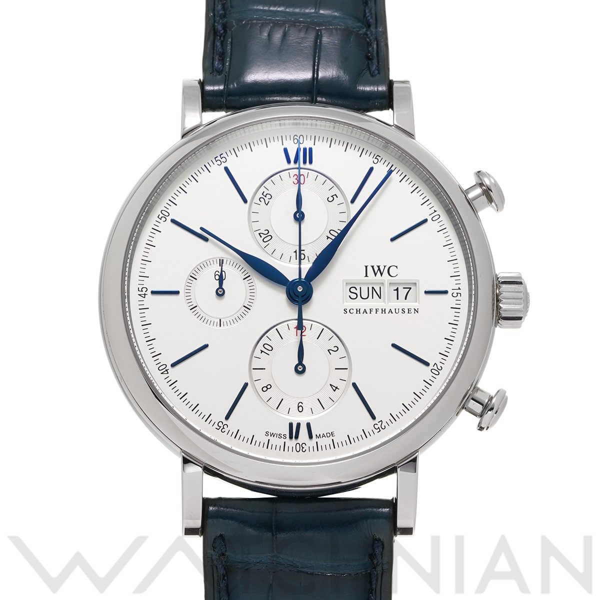 IWC ポートフィノ クロノグラフ IW391037 シルバー メンズ 時計 【中古】【wristwatch】