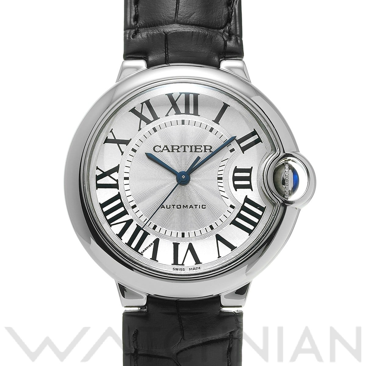 カルティエ バロンブルー ドゥ カルティエ 36mm W69017Z4 シルバー ユニセックス 時計 【中古】【wristwatch】
