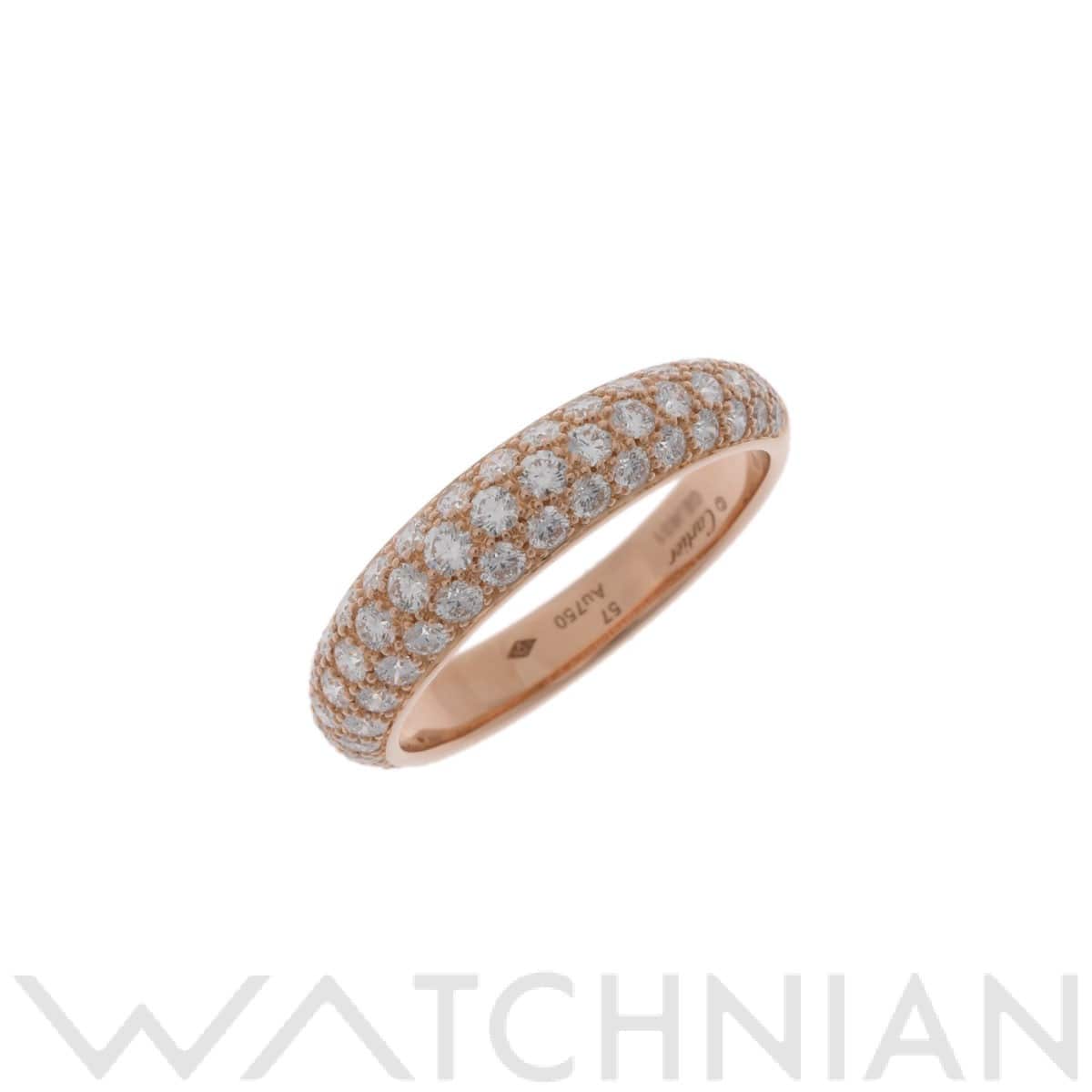 カルティエ ミミスターリング パヴェダイヤ #57 ゴールド K18ピンクゴールド PG レディース ジュエリー 【中古】【jewelry】