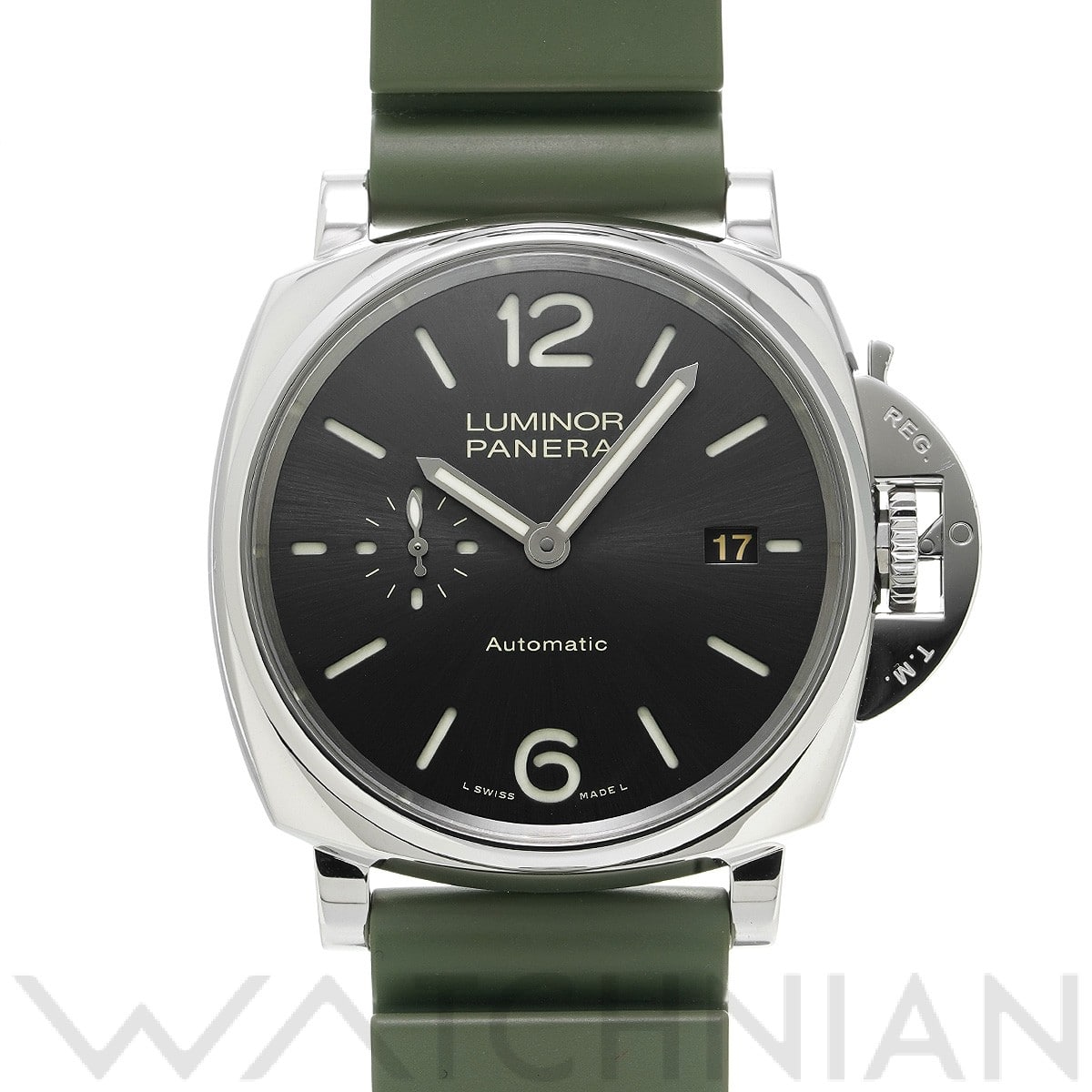 パネライ ルミノール ドゥエ 3デイズ アッチャイオ PAM00904 アンスラサイト メンズ 時計 【中古】【wristwatch】