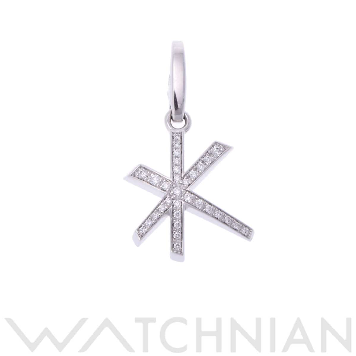 カルティエ エトワールスターシャンゼリゼ チャーム シルバー K18ホワイトゴールド WG レディース ジュエリー 【中古】【jewelry】