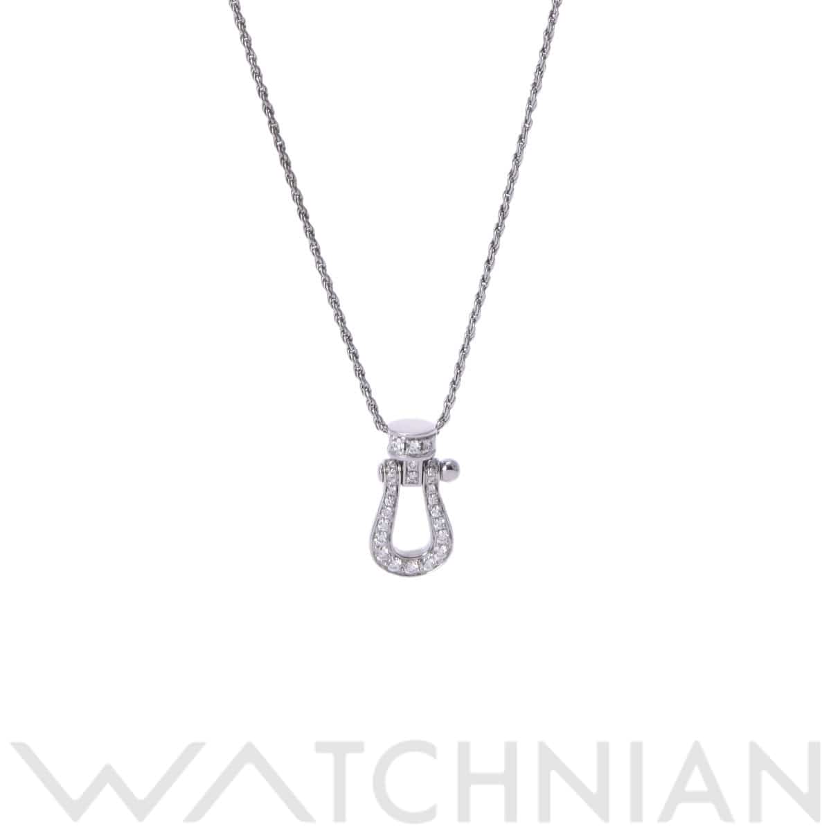 フレッド フォース10 ネックレス #M シルバー K18ホワイトゴールド WG レディース ジュエリー 【中古】【jewelry】