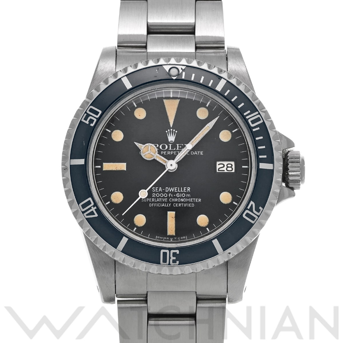 ロレックス シードゥエラー mark1 1665 ブラック メンズ 時計 【中古】【wristwatch】