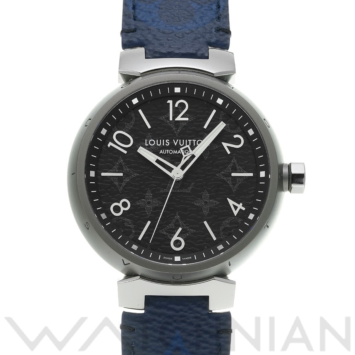 ルイ ヴィトン タンブール モノグラム・エクリプス QA140Z モノグラム・エクリプス メンズ 時計 【中古】【wristwatch】