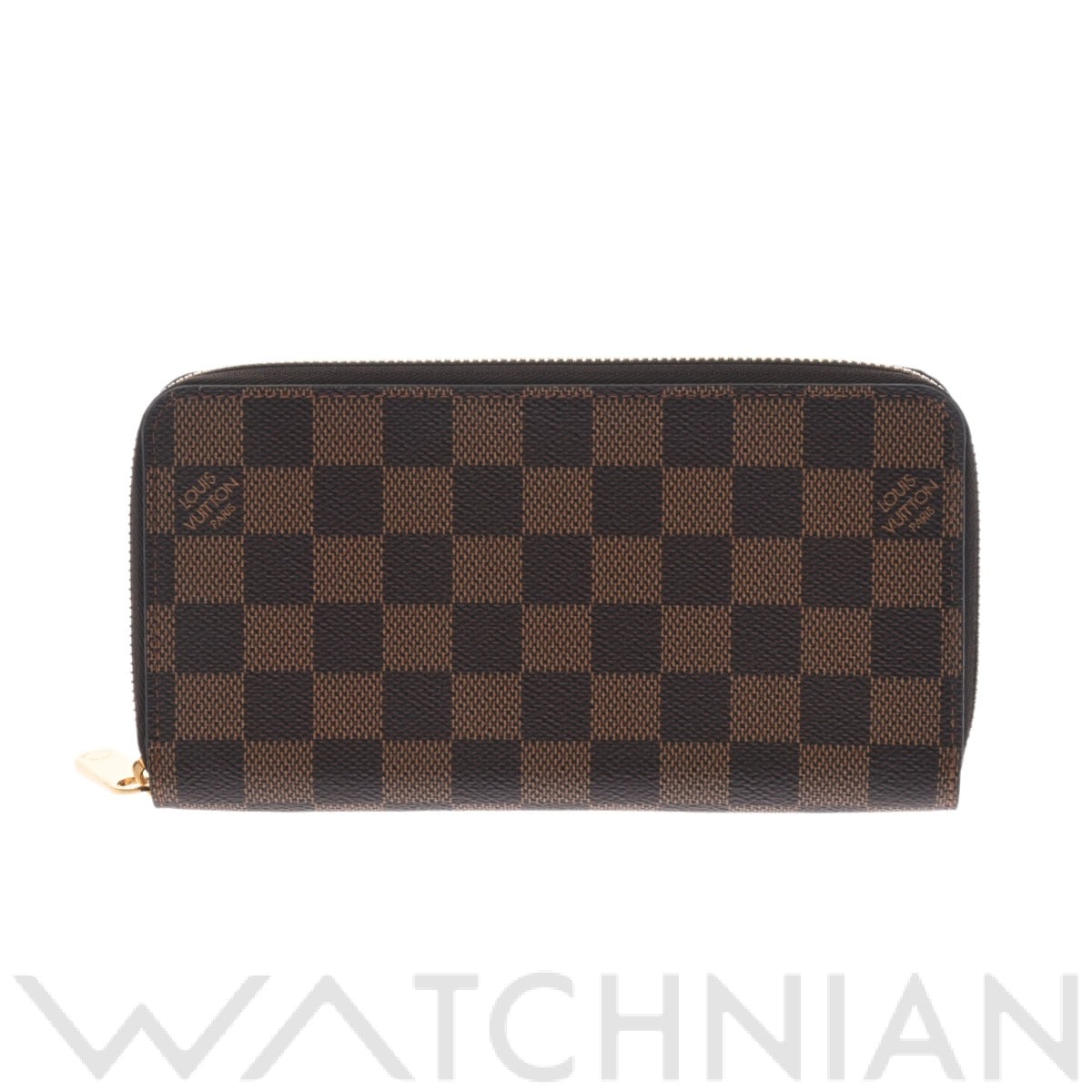 ルイ ヴィトン ダミエ ジッピーウォレット ブラウン N41661 ダミエキャンバス ユニセックス 財布 【中古】【purse】