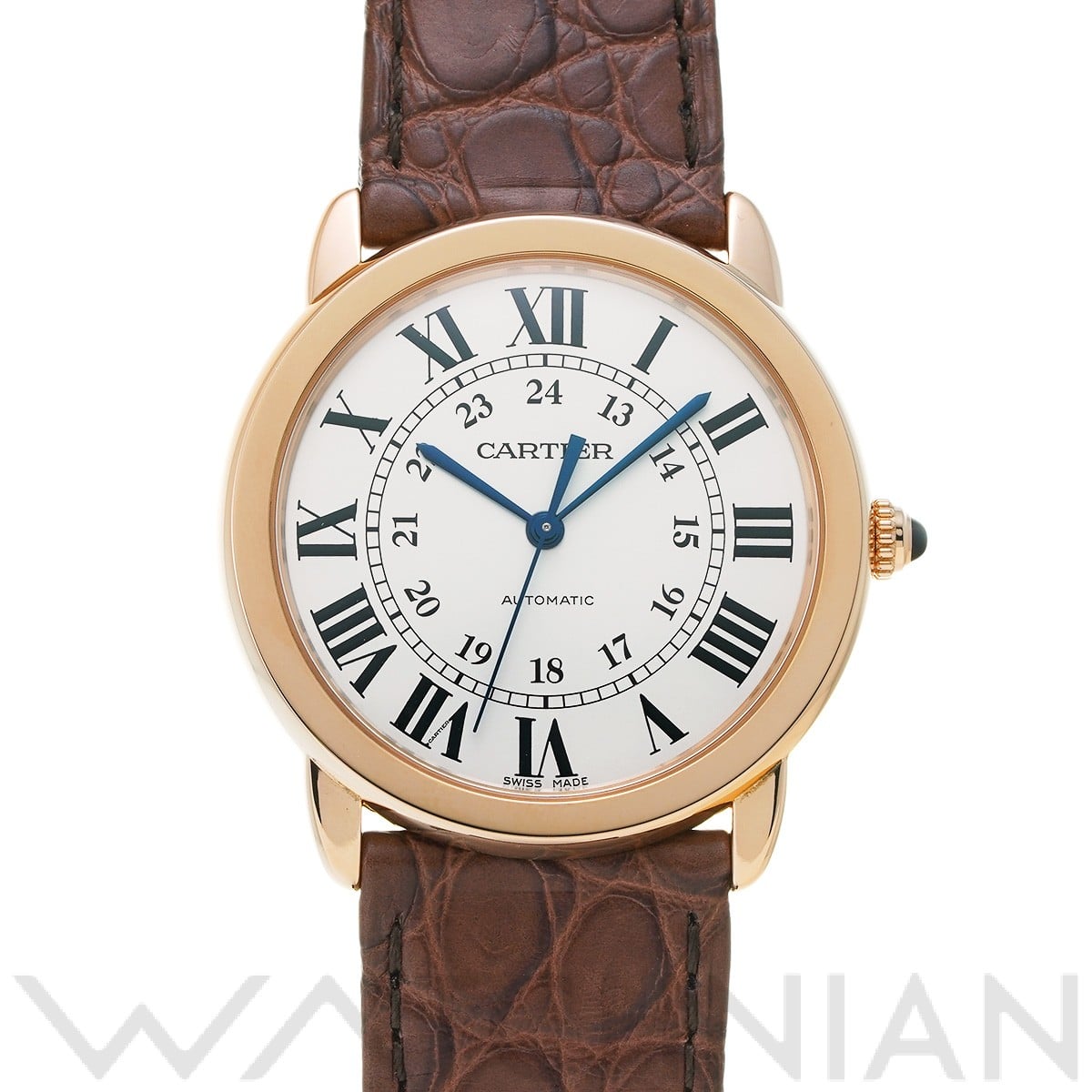 カルティエ ロンド ソロ ドゥ カルティエ W2RN0008 シルバー メンズ 時計 【中古】【wristwatch】