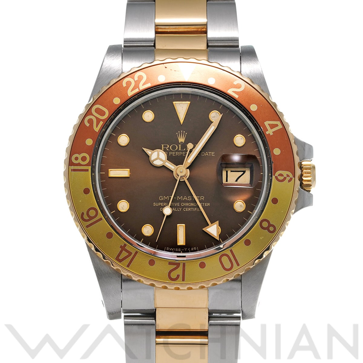ロレックス GMTマスター 16753 ブラウン メンズ 時計 【中古】【wristwatch】