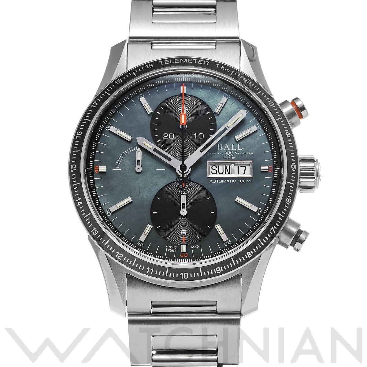 ボールウォッチ ストークマン ストークチェイサー プロ CM3090C-S2J-BK ブラックシェル/ブラック メンズ 時計 【中古】【wristwatch】