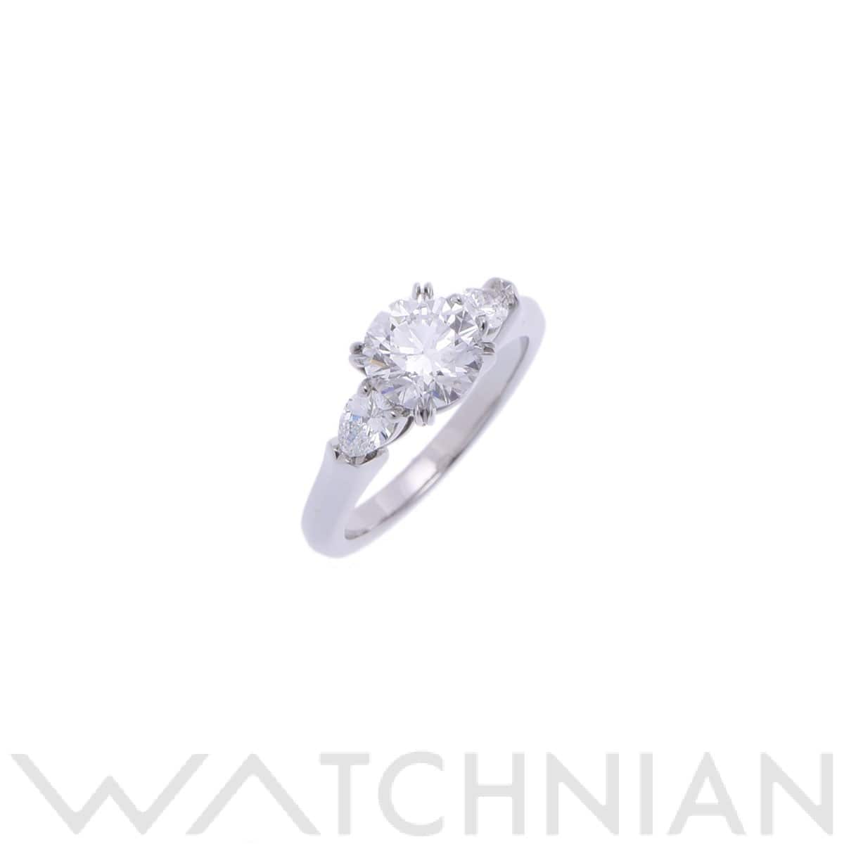 ハリー ウィンストン ラウンドソリティア リング シルバー RGDPRD010PS Pt950プラチナ レディース ジュエリー 【中古】【jewelry】